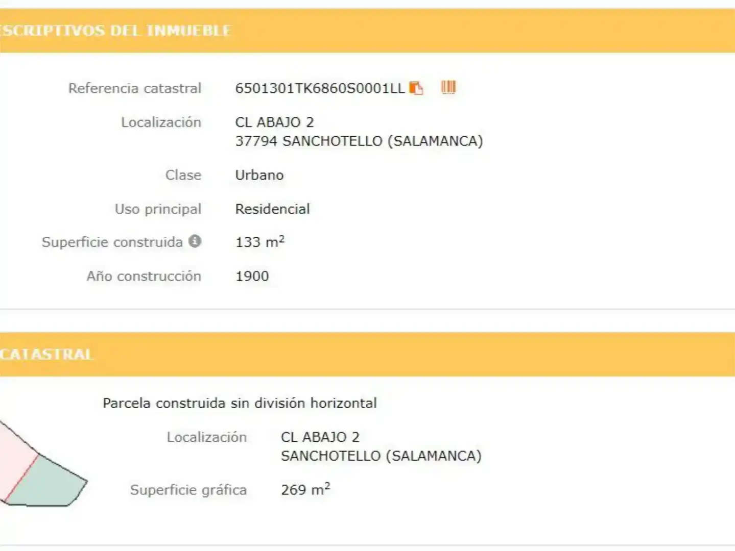 Finca rústica en venta en Sanchotello con Jardín privado y Amueblado