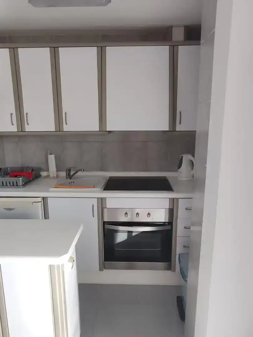 Kitchen of Flat for rent in Pollença  with Air Conditioner, Private garden and Furnished