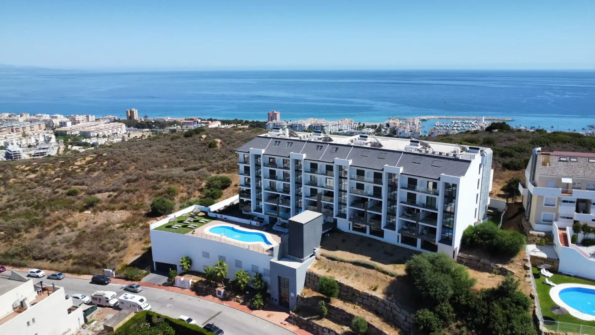 Mini appartamento con terrazza in vendita a La Duquesa, imagen 2