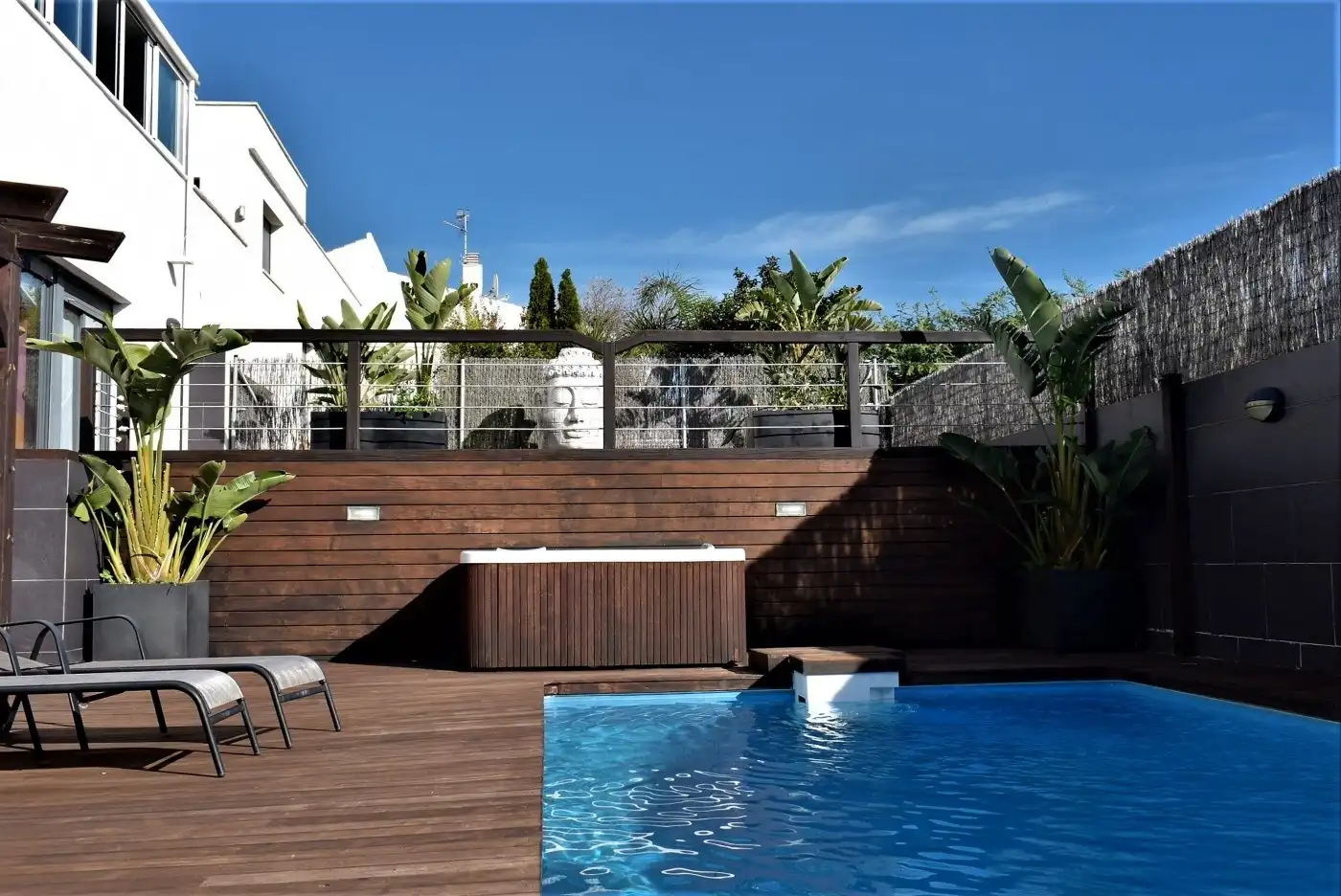 Piscina de Casa adosada en venda en Calafell amb Calefacció, Jardí privat i Terrassa
