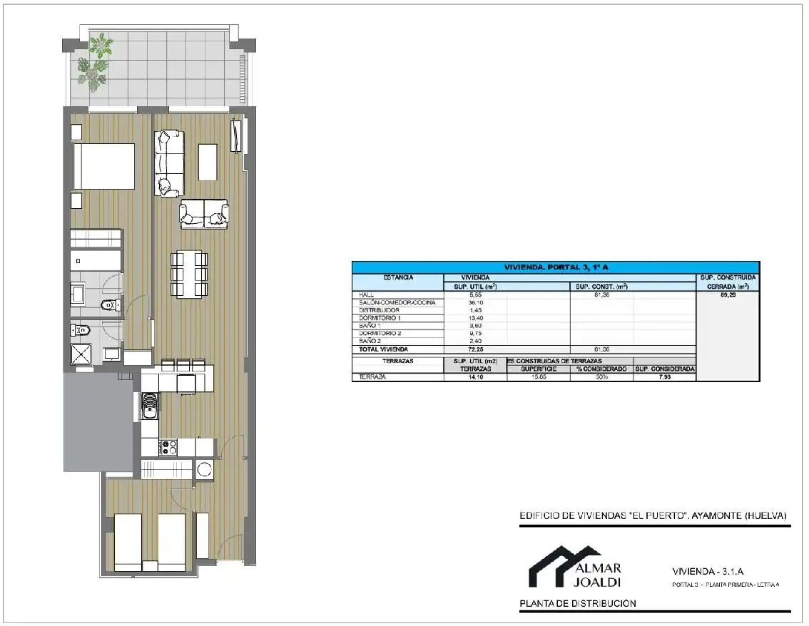 Wohnung mit Aufzug zum Verkauf in Calle Gibraleón, imagen 16