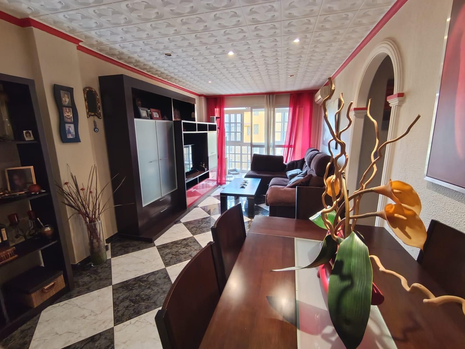 Living room of Flat for sale in Málaga Capital  with Air Conditioner, Heating and Private garden