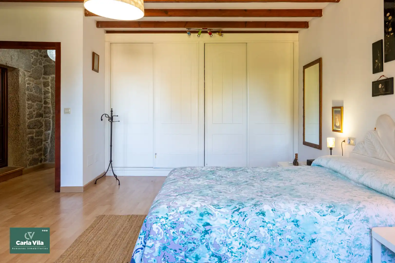 Bedroom of Country homes for sale in Guitiriz  with Heating, Private garden and Parquet flooring