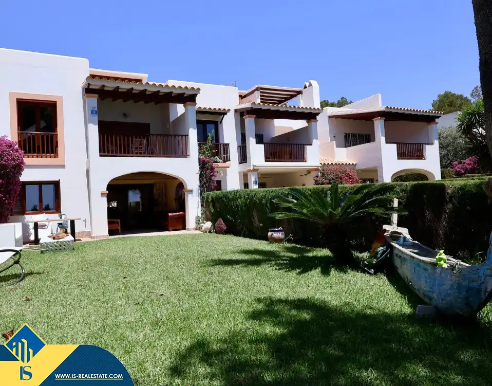 Garten von Wohnung zum Verkauf in Santa Eulària des Riu mit Terrasse, Möbliert und Gemeinschaftspool