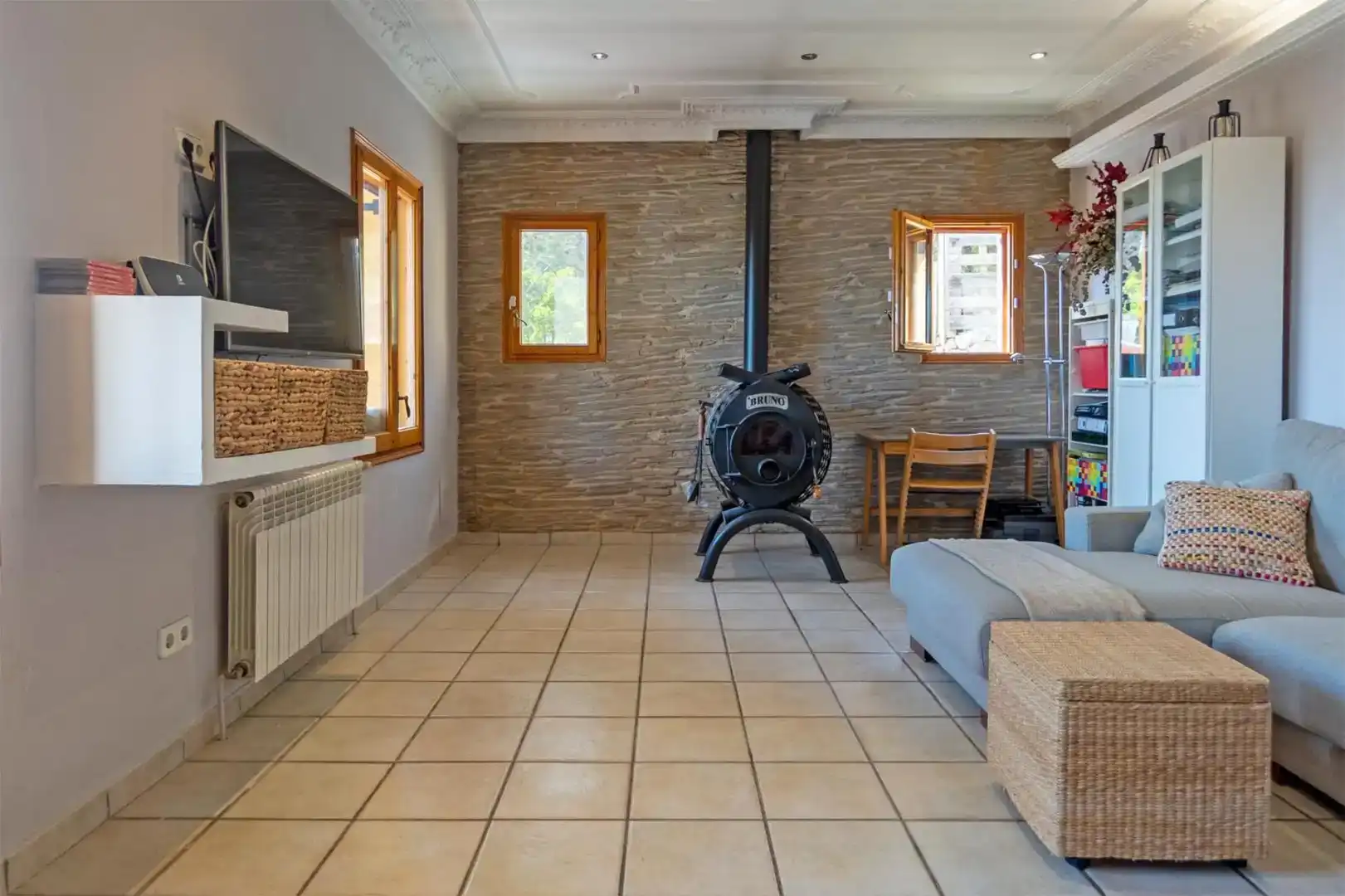 Sala de estar de Casa o chalet en venta en Olivella, Barcelona