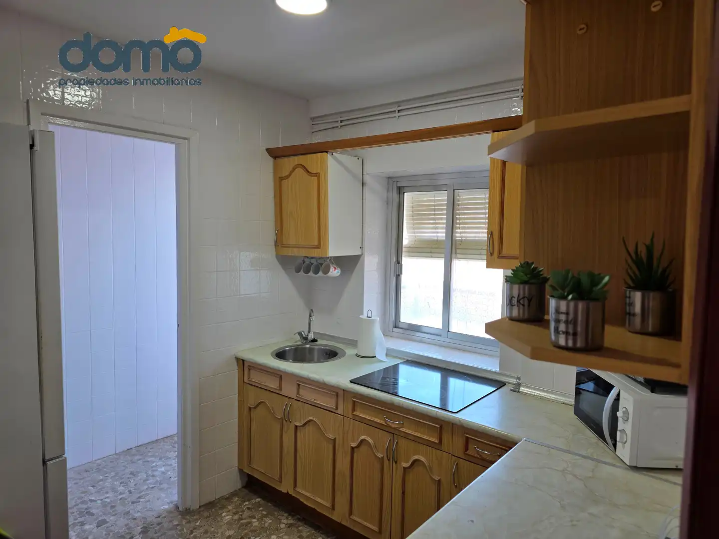 Küche von Wohnung zur Miete in Almería mit Terrasse, Möbliert und Waschmaschine