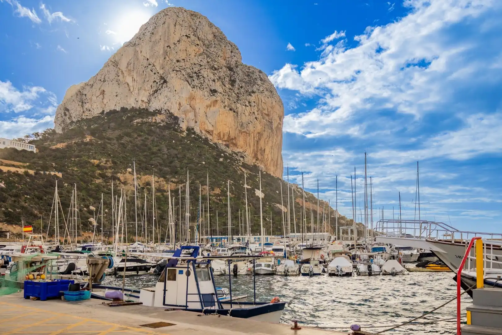 Exterior view of Apartments for rent in Calpe / Calp  with Air Conditioner, Parquet flooring and Terrace