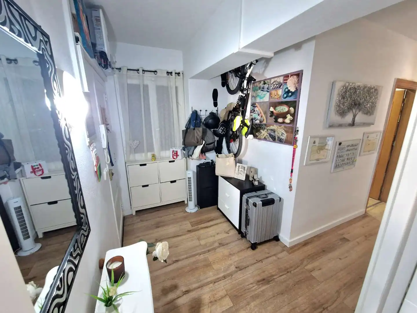 Schlafzimmer von Wohnungen zum Verkauf in Sant Antoni de Portmany mit Klimaanlage, Heizung und Terrasse