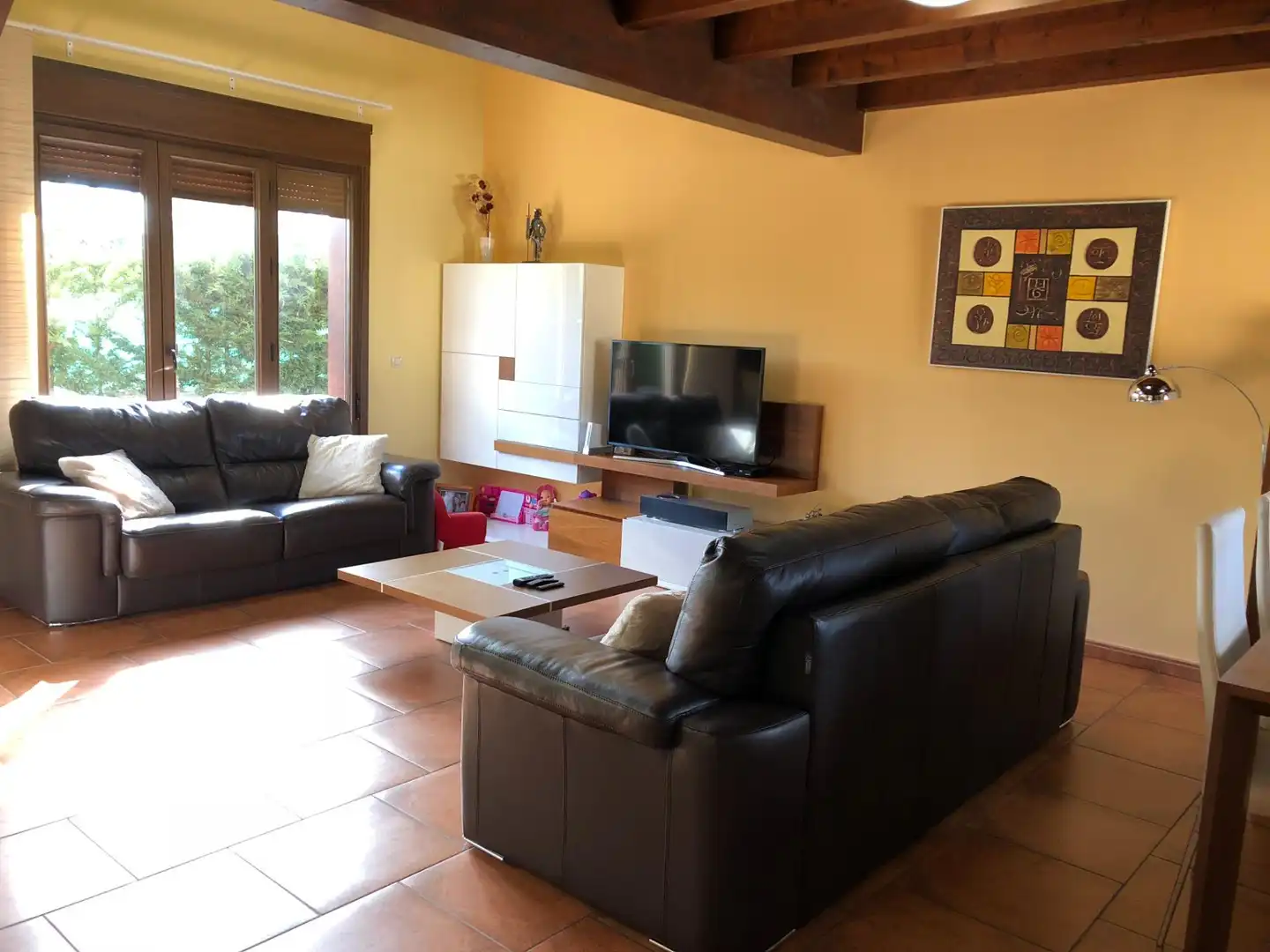 Living room of Houses for sale in Grijota  with Heating and Private garden