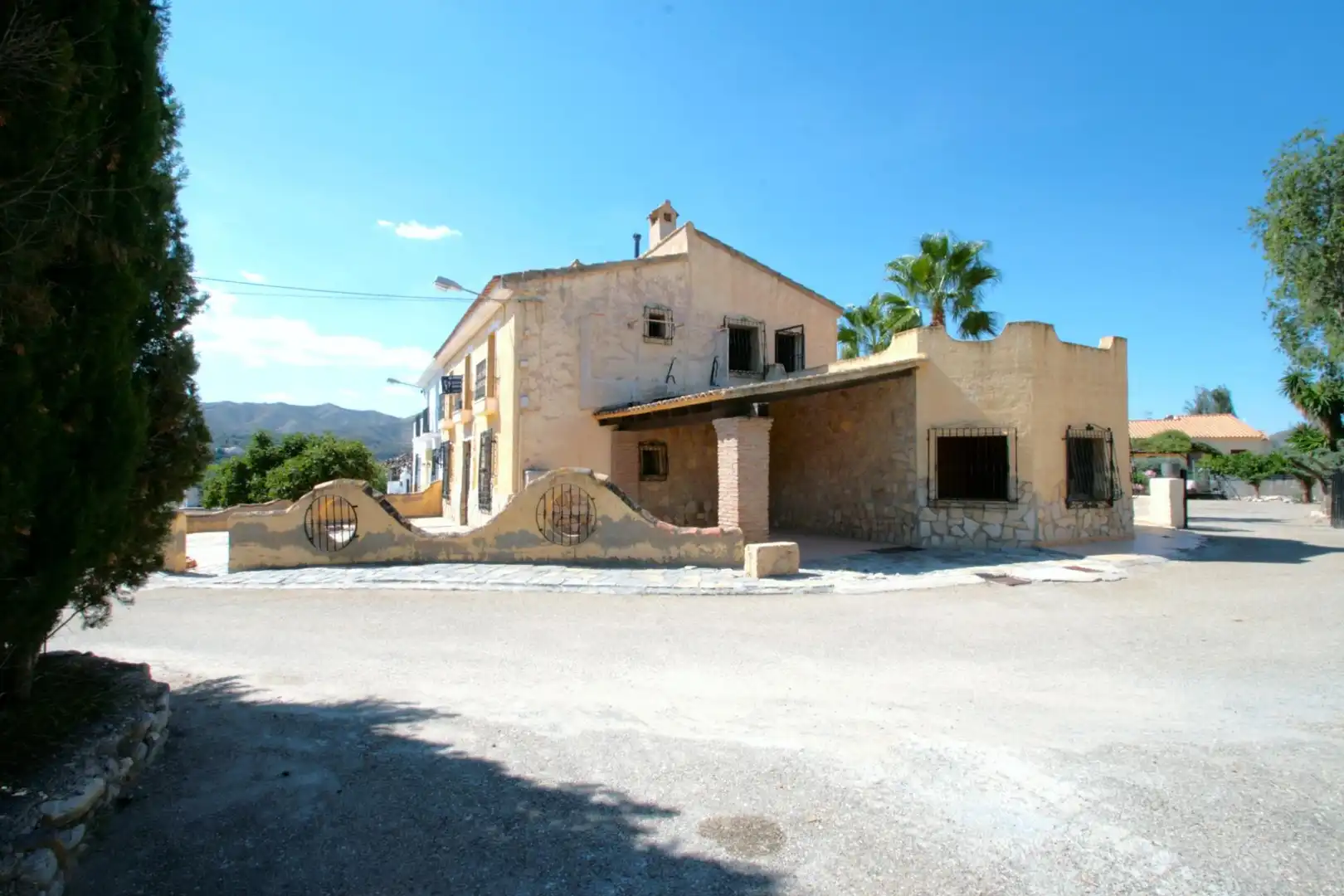 Vista exterior de Casa o chalet en venta en Cantoria con Jardín privado, Terraza y Piscina