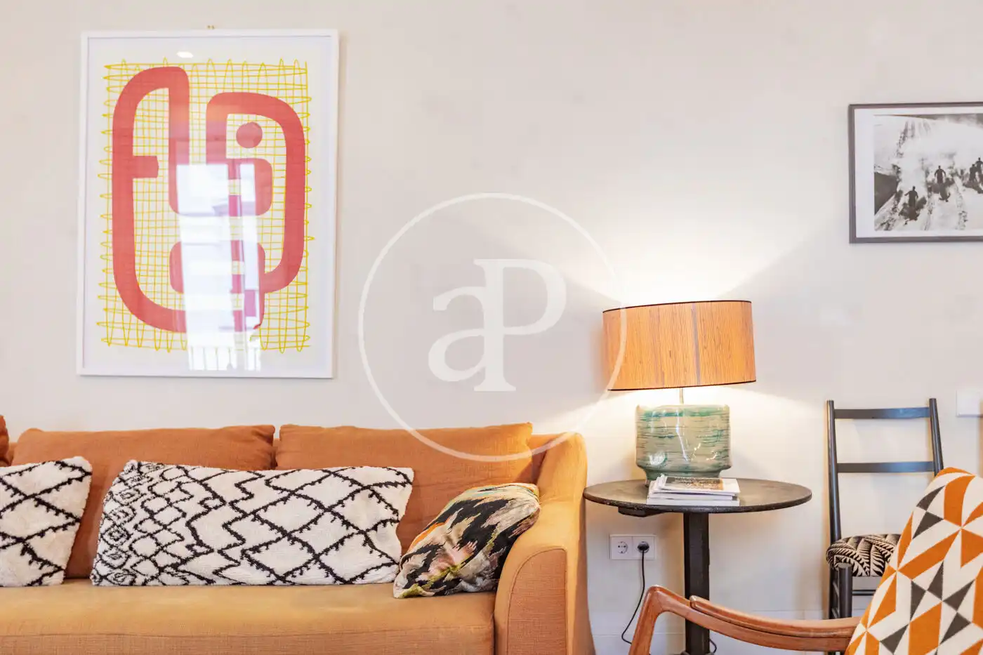 Sala de estar de Piso en venta en Madrid con Calefacción y Amueblado