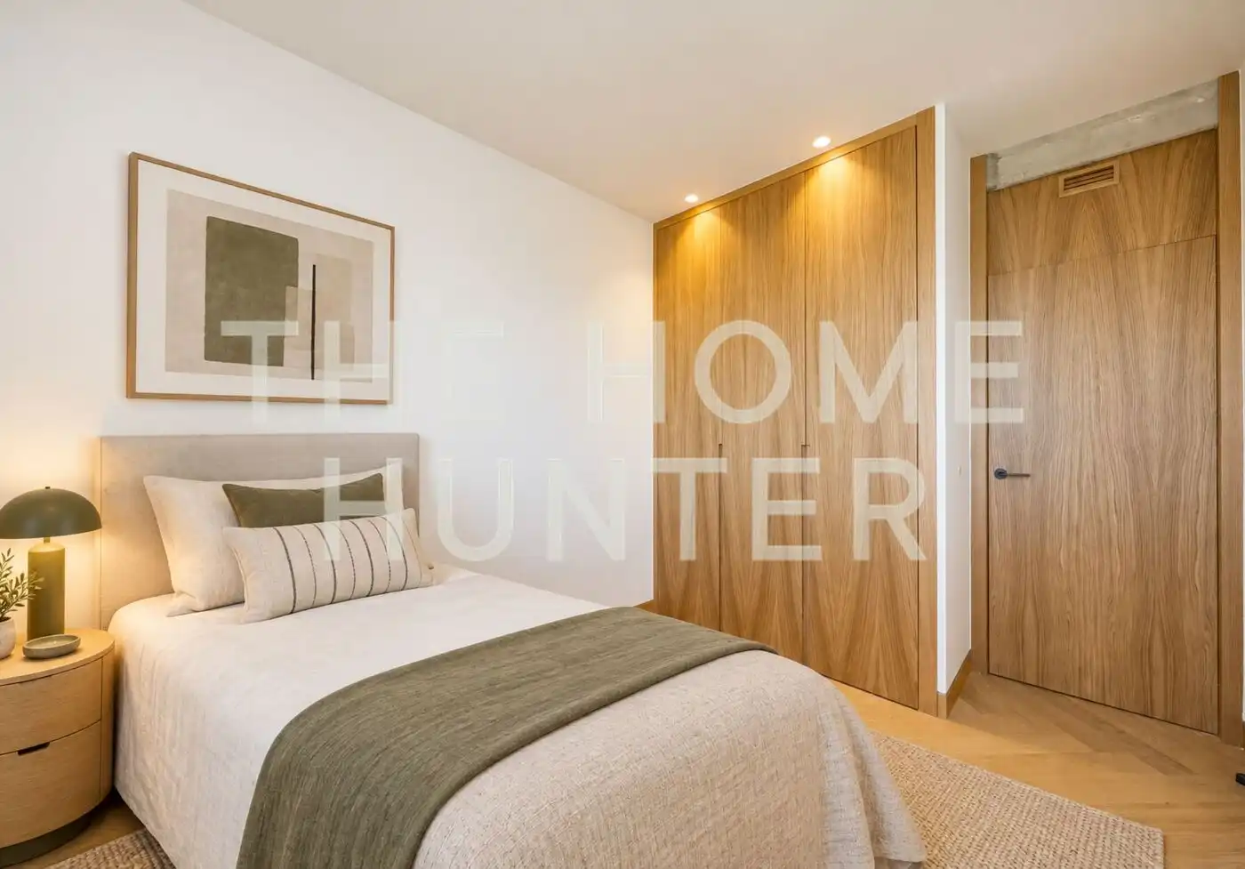 Schlafzimmer von Wohnung zur Miete in Madrid mit Klimaanlage, Heizung und Terrasse