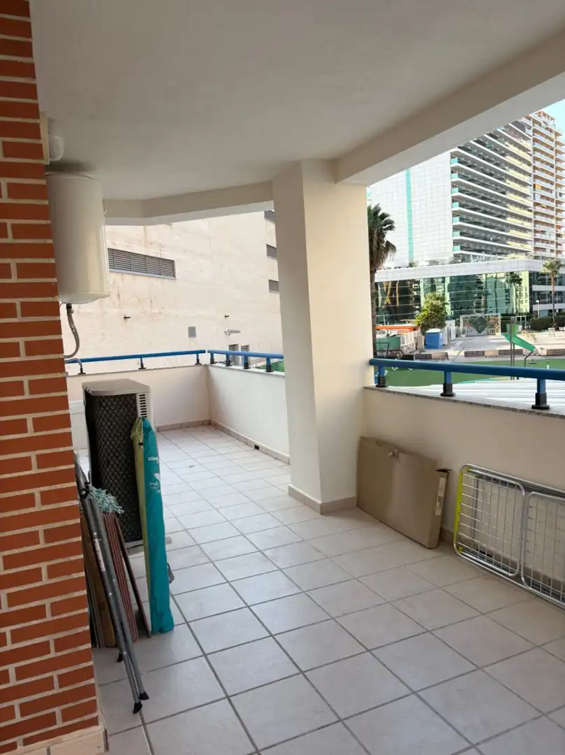 Terraza de Apartamento en venta en Calpe / Calp con Aire acondicionado, Terraza y Piscina