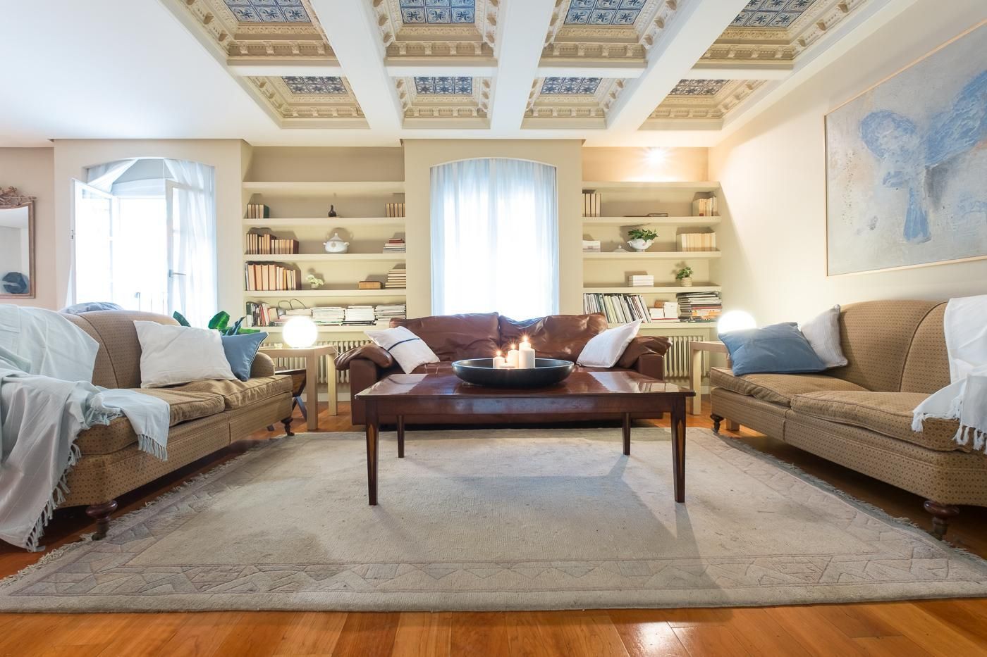 Sala d'estar de Dúplex en venda en Tudela amb Aire condicionat, Parquet i Moblat