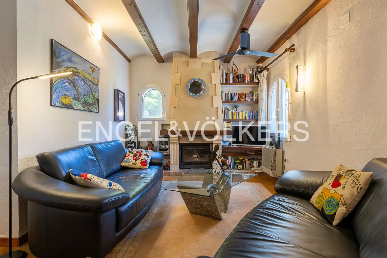Living room of Houses for sale in Dénia  with Air Conditioner, Heating and Private garden