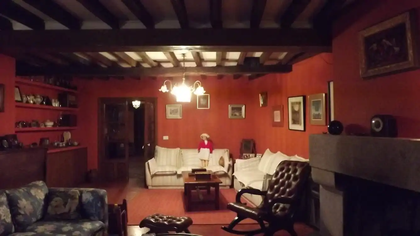 Living room of Houses for sale in Monterrubio de Armuña  with Private garden, Terrace and Storage room