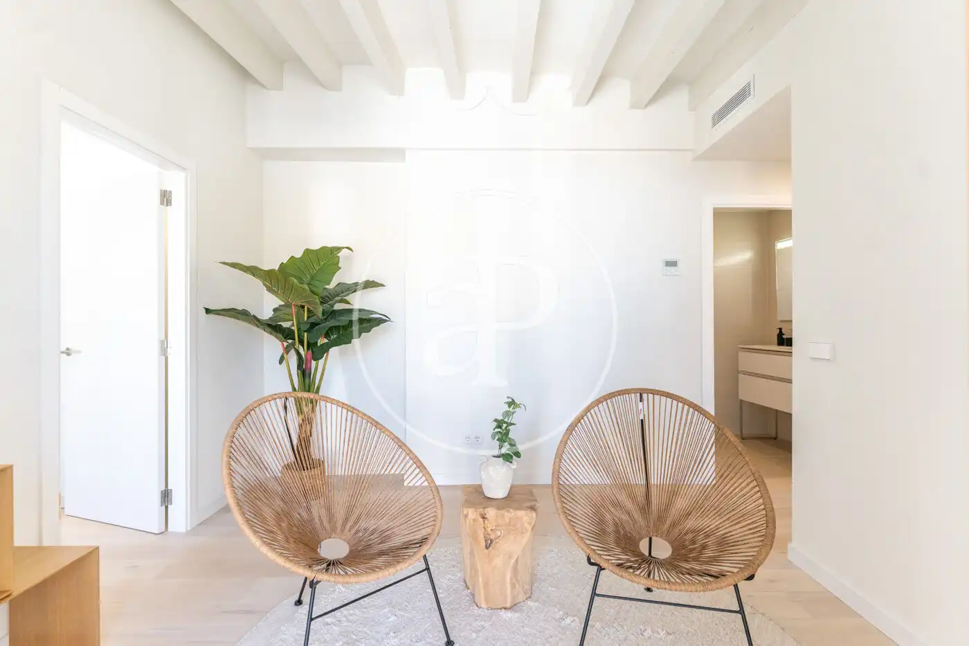 Wohnzimmer von Wohnung zum Verkauf in  Palma de Mallorca mit Klimaanlage, Heizung und Terrasse