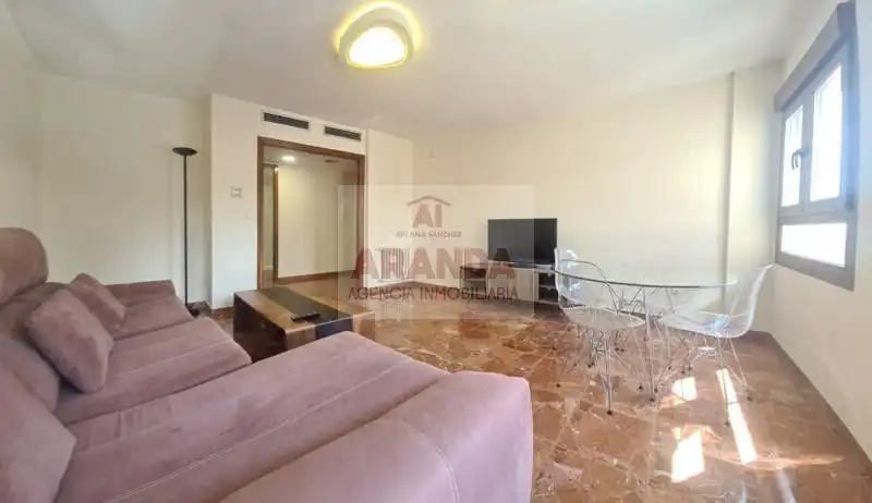 Sala de estar de Piso de alquiler en Zaragoza con Aire acondicionado, Calefacción y Trastero