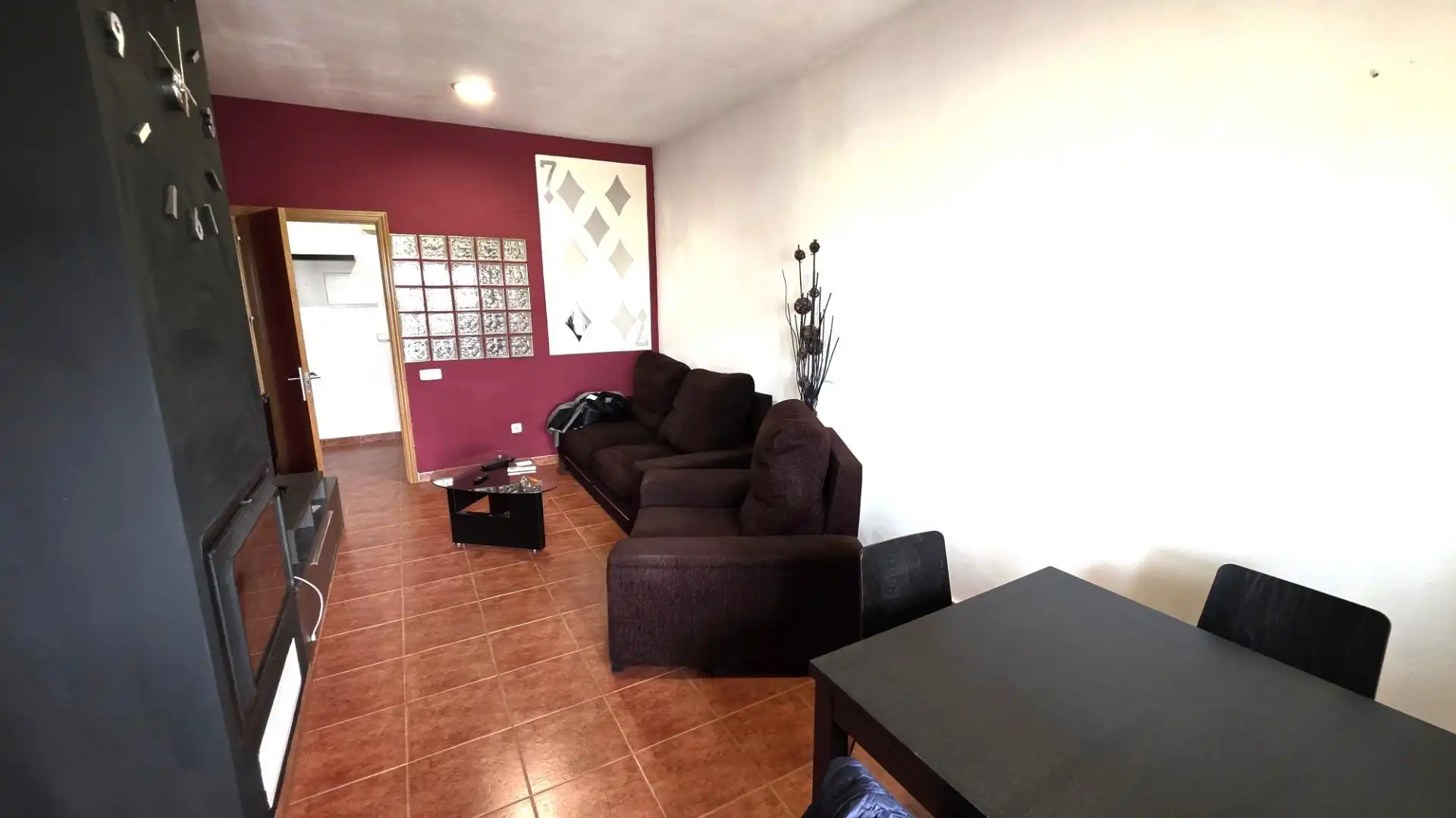 Sala d'estar de Pis en venda en Valdeolmos-Alalpardo amb Aire condicionat, Jardí privat i Terrassa