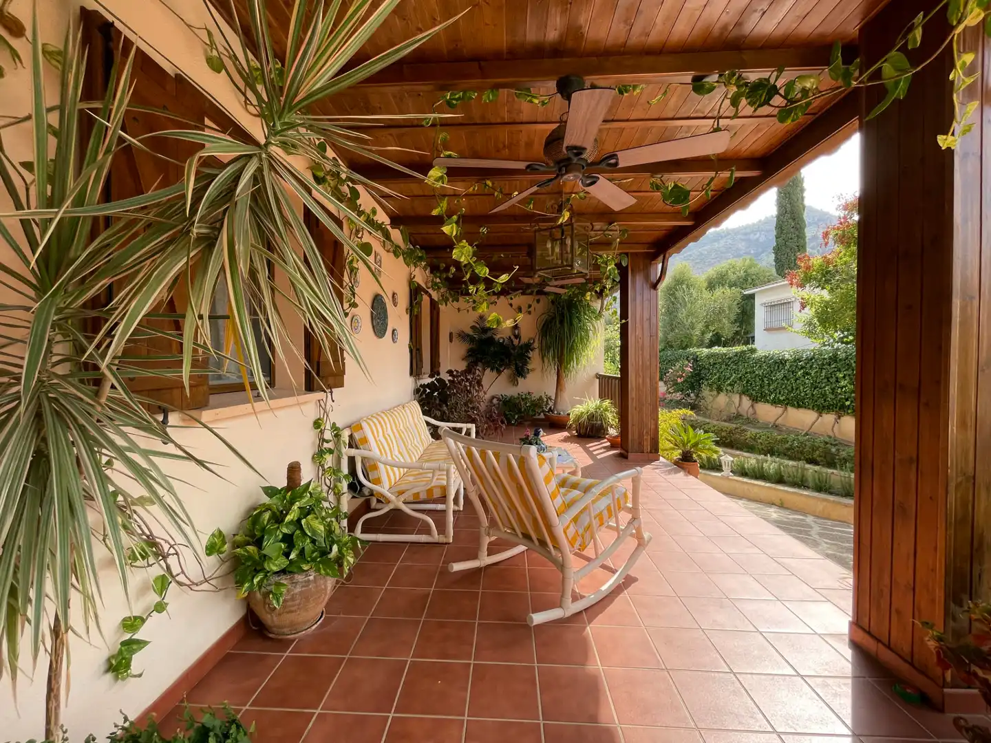 Terrassa de Casa o xalet en venda en Alhaurín de la Torre amb Aire condicionat, Calefacció i Jardí privat