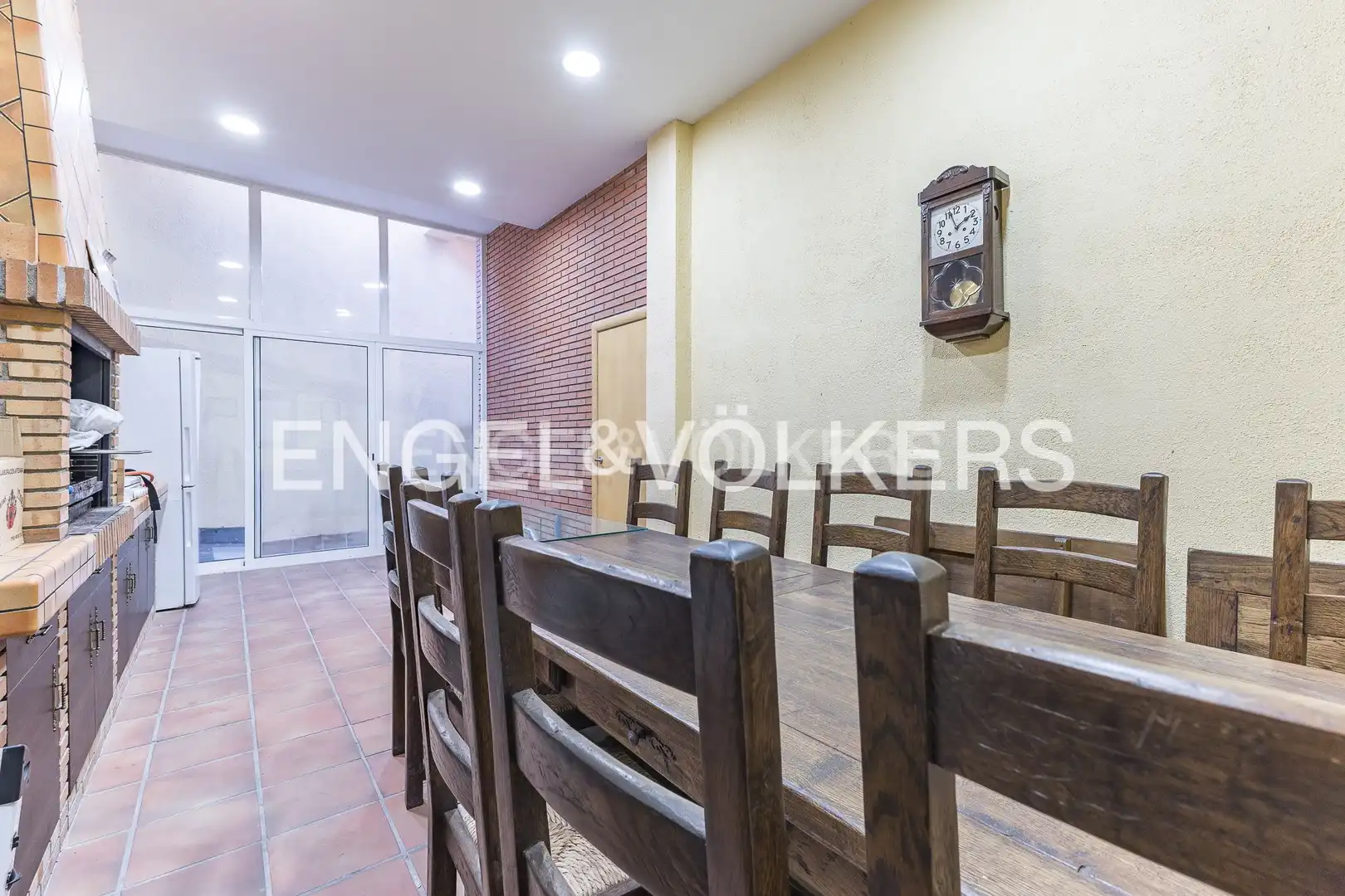 Dining room of Houses for sale in Sant Boi de Llobregat  with Air Conditioner, Heating and Private garden