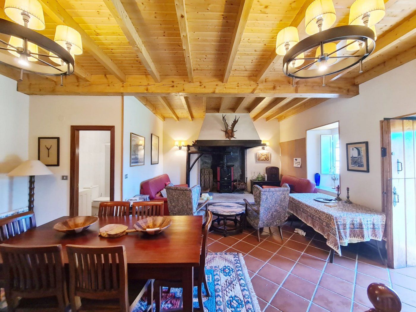 Dining room of House or chalet for sale in O Corgo    with Heating, Private garden and Storage room