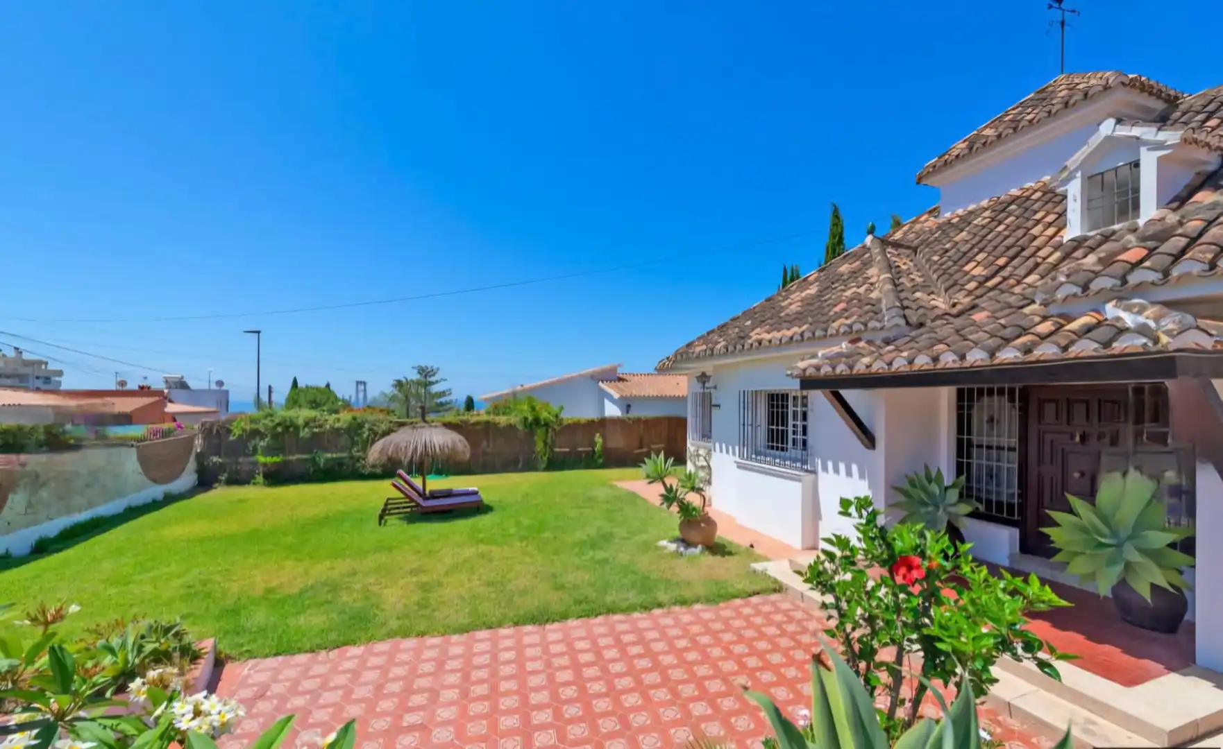 Jardín de Casa o chalet en venta en Rincón de la Victoria con Aire acondicionado, Jardín privado y Terraza