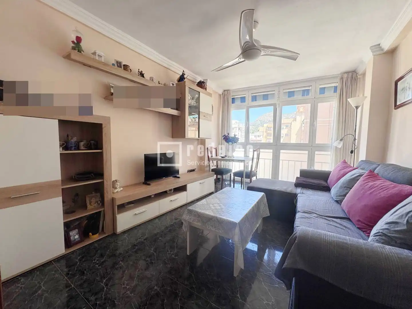 Sala de estar de Piso en venta en Málaga con Terraza