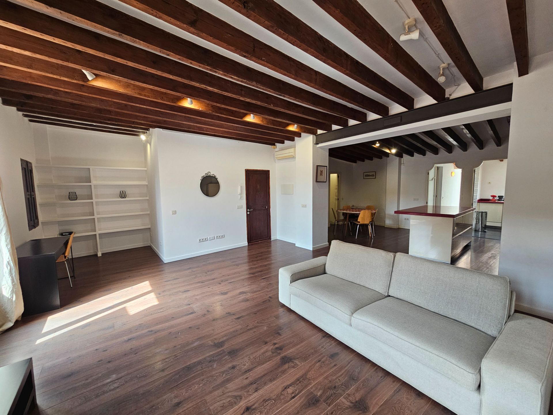 Living room of Flat to rent in  Palma de Mallorca  with Air Conditioner, Heating and Terrace