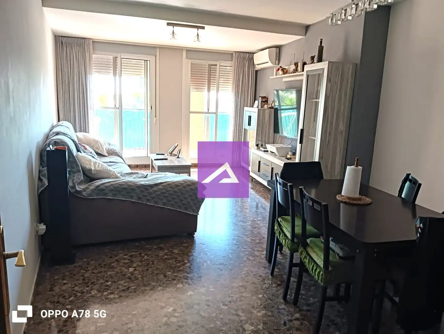 Sala de estar de Piso en venta en Algemesí con Aire acondicionado, Trastero y Balcón