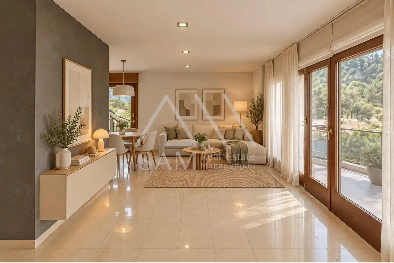 Sala d'estar de Casa o xalet en venda en Castellgalí, Barcelona