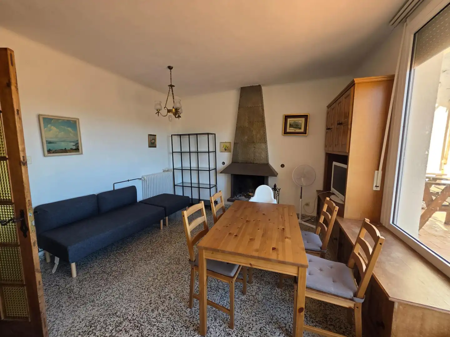 Sala de estar de Casa adosada en venta en Darnius con Calefacción, Terraza y Trastero