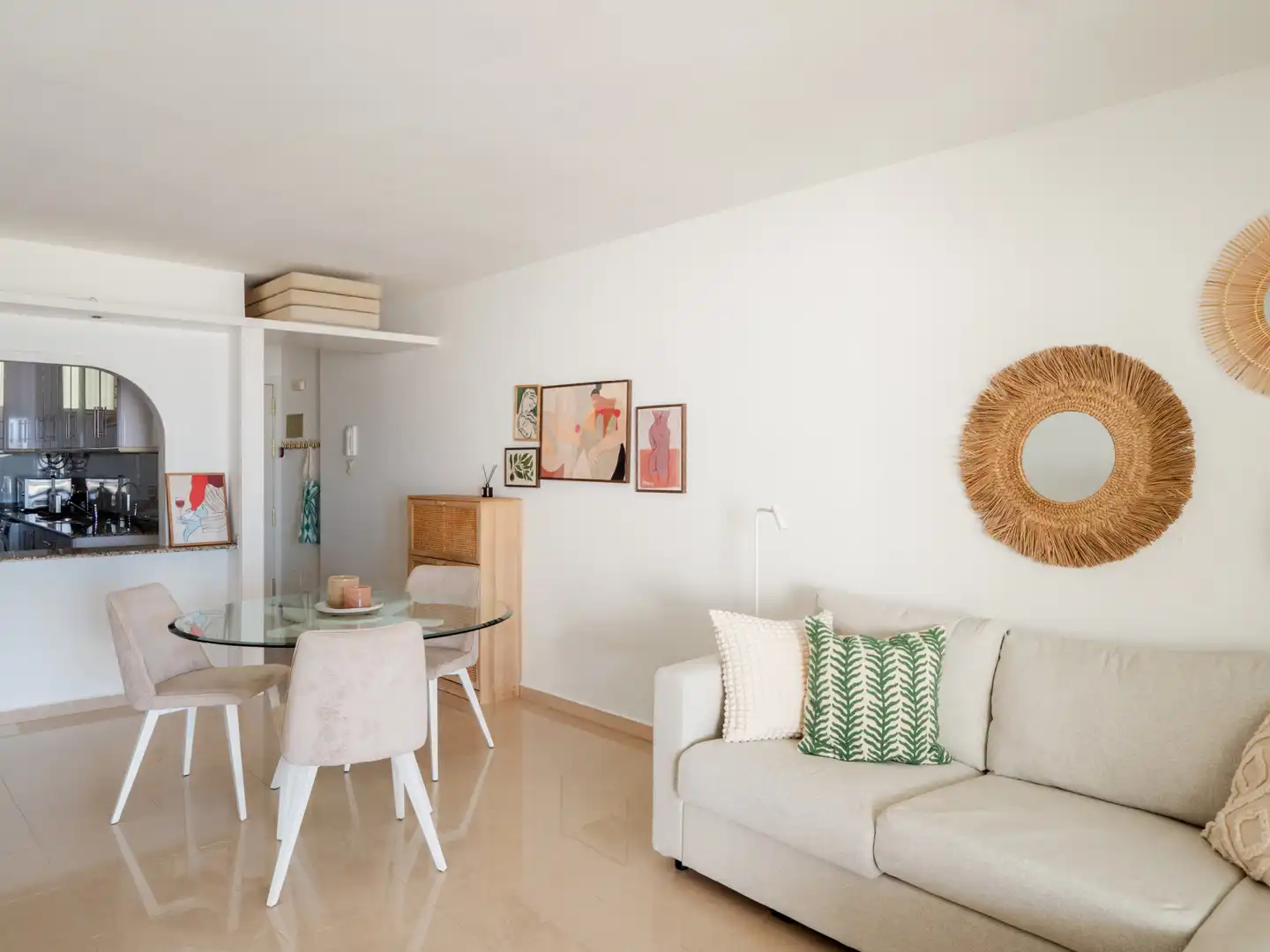 Sala de estar de Apartamento en venta en Calvià con Aire acondicionado, Terraza y Piscina