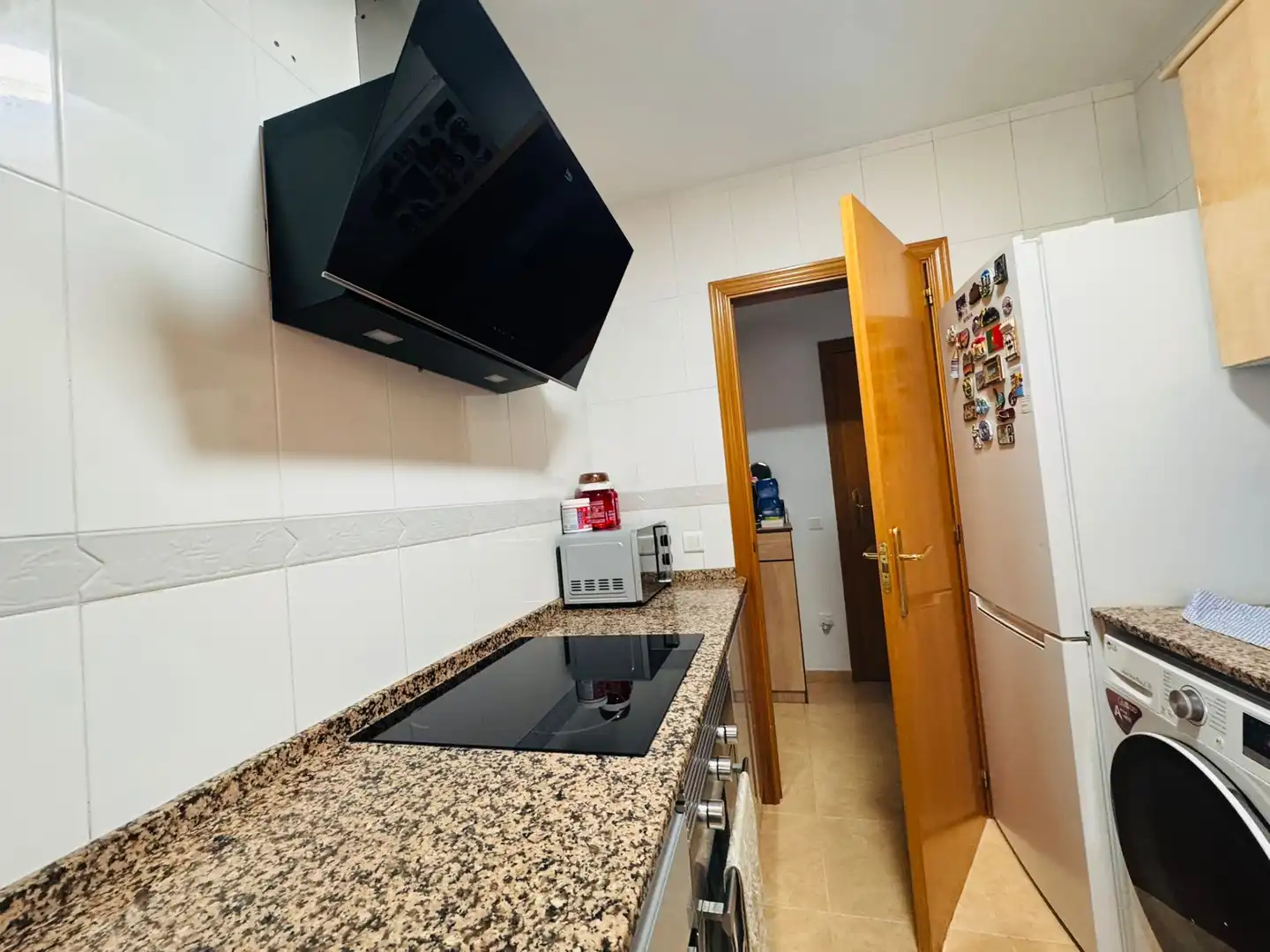 Kitchen of Flat for sale in La Canonja  with Air Conditioner, Terrace and Furnished