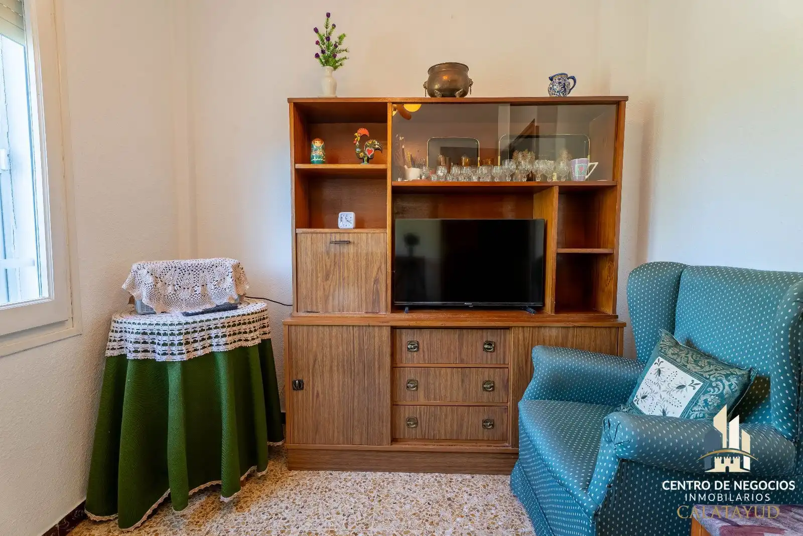 Wohnzimmer von Wohnung zum Verkauf in Calatayud mit Heizung, Terrasse und Möbliert