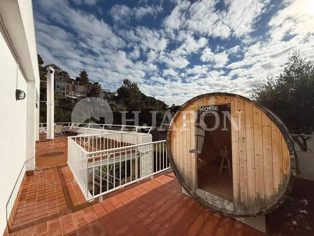 Terraza de Casa o chalet en venta en Alella con Aire acondicionado, Calefacción y Jardín privado