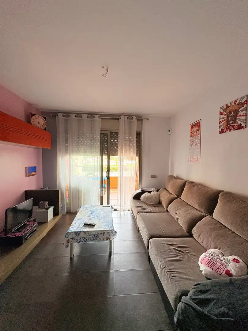 Wohnzimmer von Wohnung zum Verkauf in Cunit mit Terrasse
