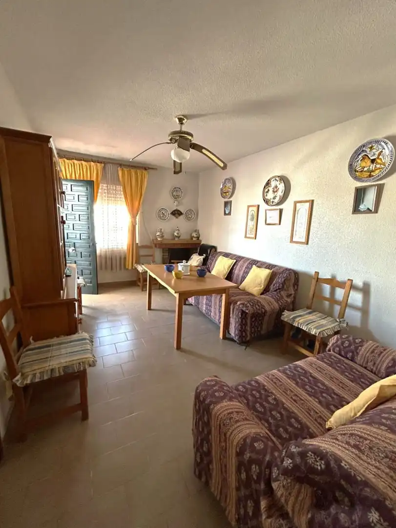 Sala d'estar de Casa o xalet en venda en Almonte amb Calefacció, Moblat i Piscina comunitària