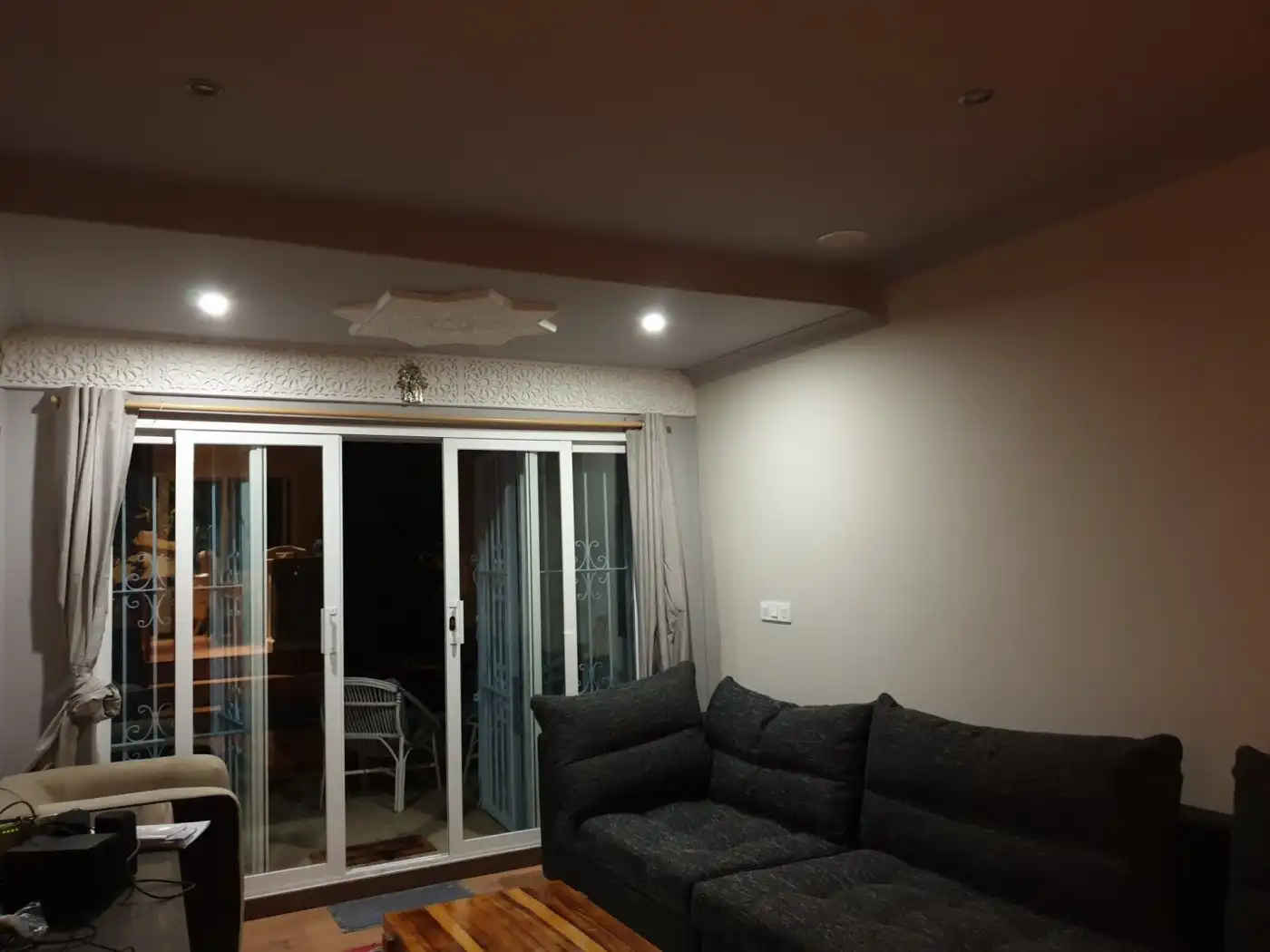 Living room of Houses for sale in Calpe / Calp  with Air Conditioner, Heating and Private garden