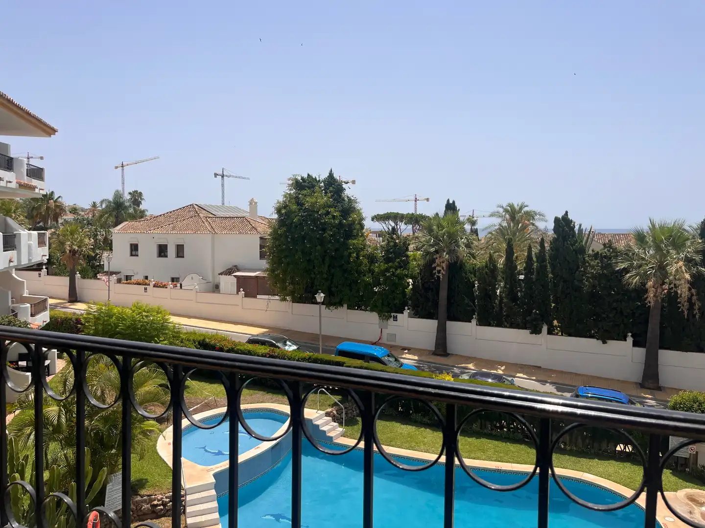 Garten von Maisonette zur Miete in Marbella mit Klimaanlage, Terrasse und Möbliert