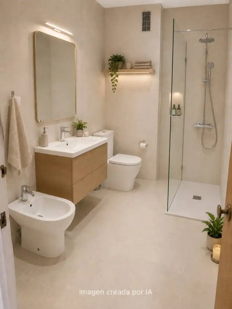 Bathroom of Flat for sale in Madrid  with Private garden, Terrace and Balcony