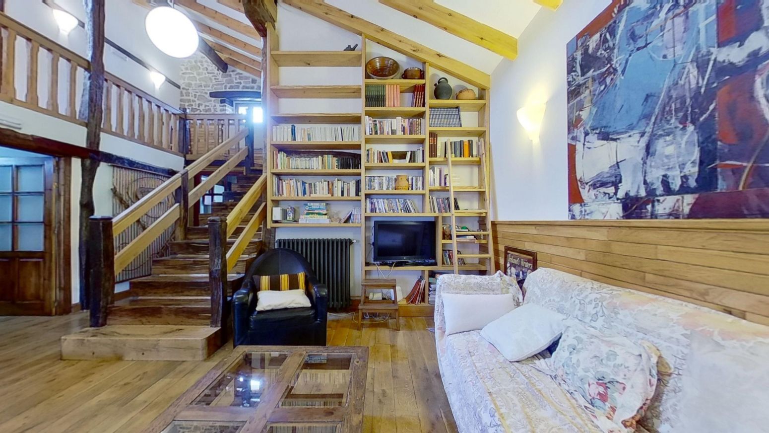 Living room of House or chalet for sale in Santa María de Cayón  with Heating, Terrace and Storage room