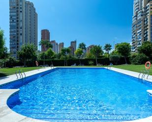 Swimming pool of Flat to rent in Benidorm  with Air Conditioner, Heating and Furnished