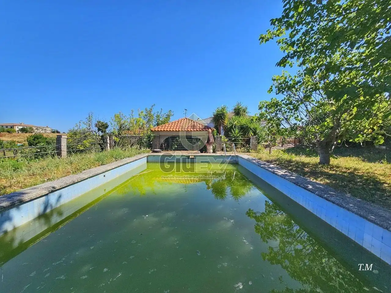 Piscina de Casa o xalet en venda en Cáceres amb Jardí privat