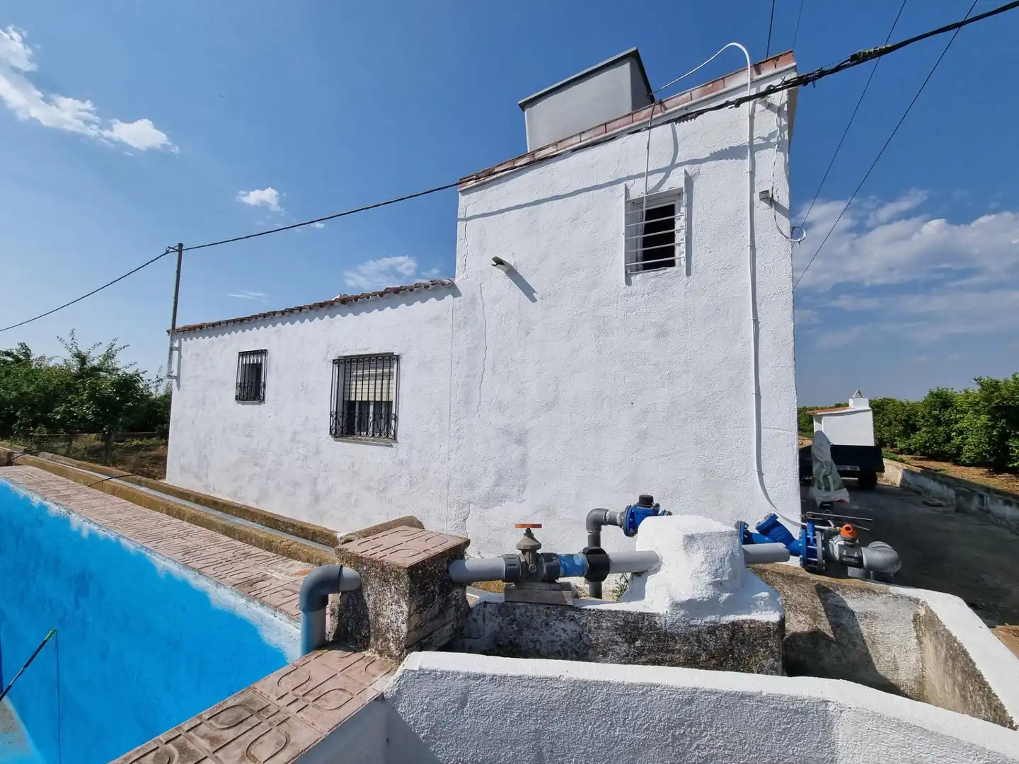 Vista exterior de Finca rústica en venta en Vinaròs con Piscina y Amueblado