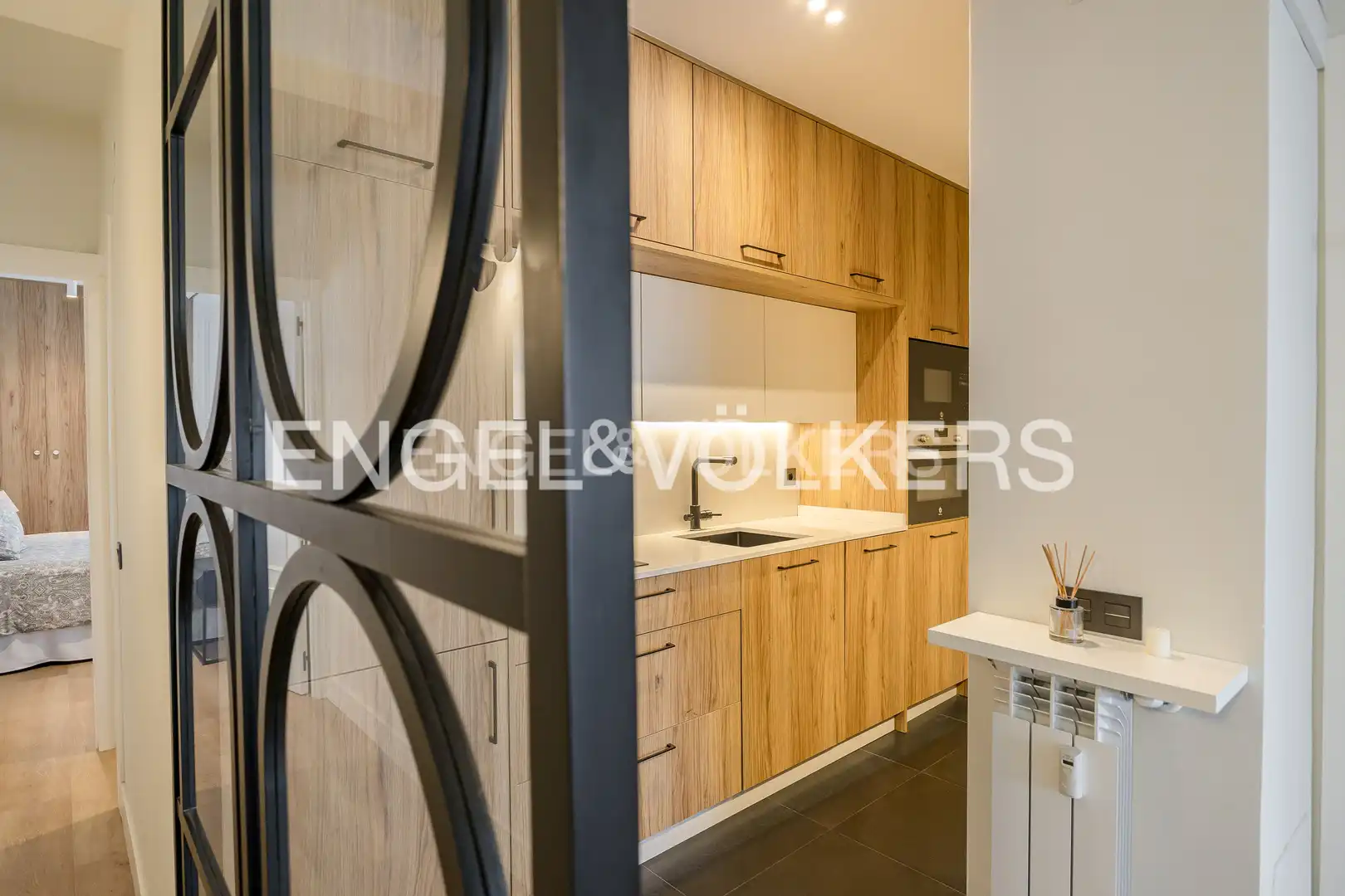 Kitchen of Flat for rent in Madrid  with Air Conditioner, Heating and Storage room