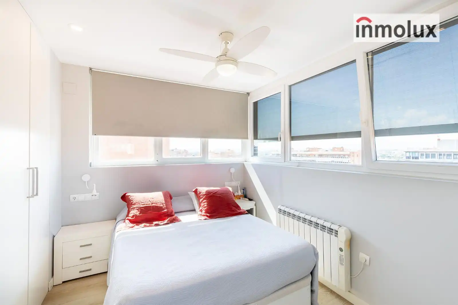Schlafzimmer von Maisonette zur Miete in Alicante / Alacant mit Klimaanlage, Terrasse und Schwimmbad