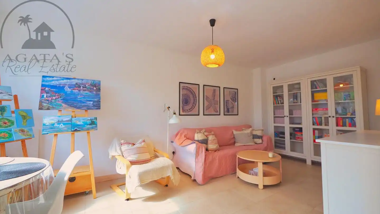Wohnzimmer von Haus oder Chalet zur Miete in Los Silos mit Terrasse
