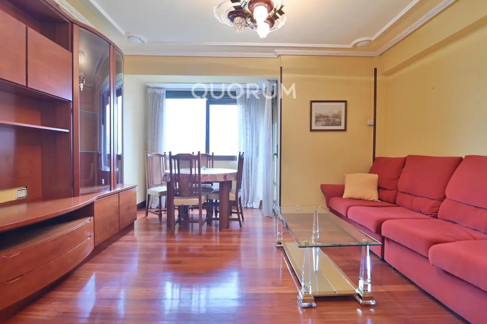 Sala de estar de Piso en venta en Bilbao  con Calefacción, Terraza y Amueblado