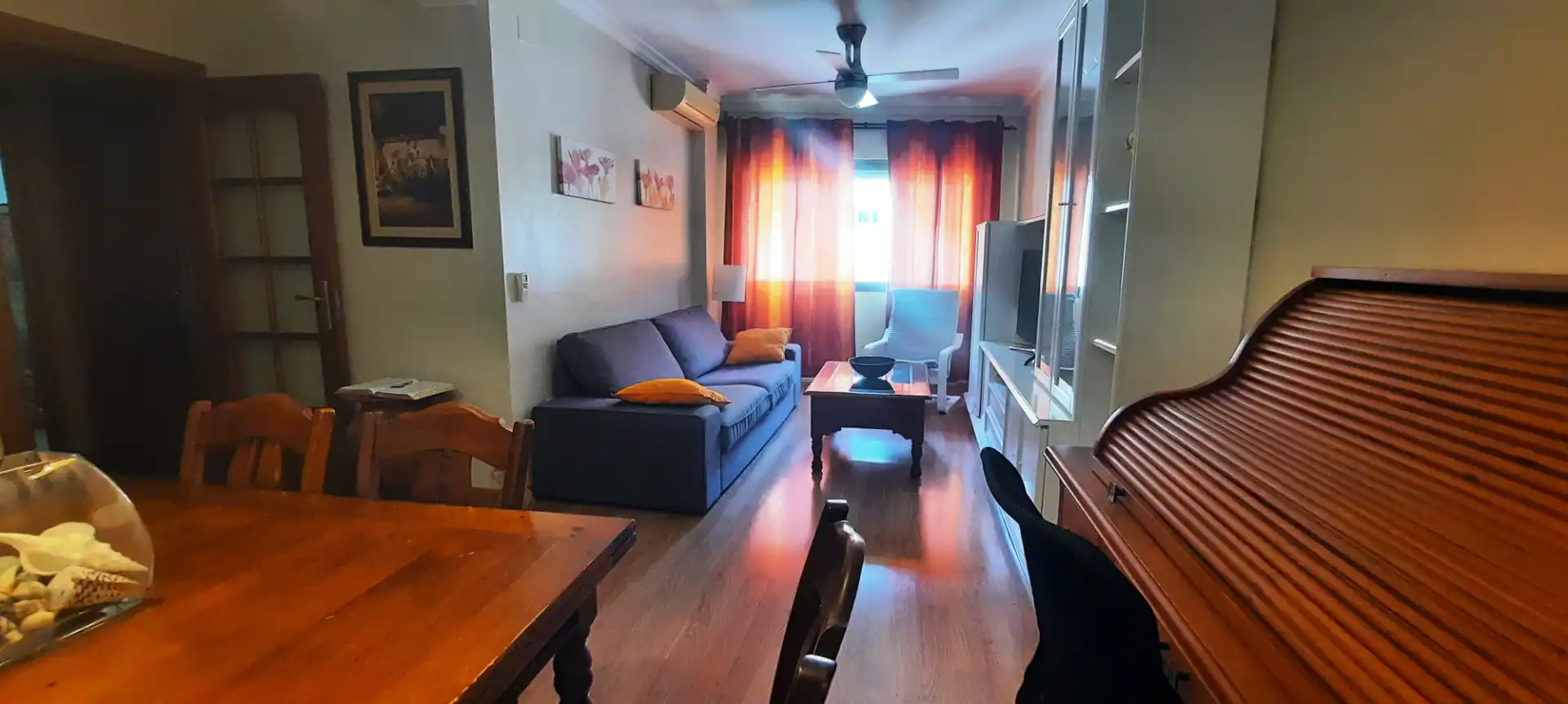 Sala de estar de Piso en venta en El Puerto de Santa María con Aire acondicionado